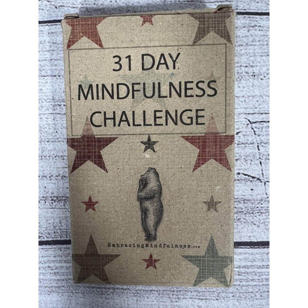 31 Day Mindfulness Challenge Cards - Take One a Day for a Month of Mindfulness